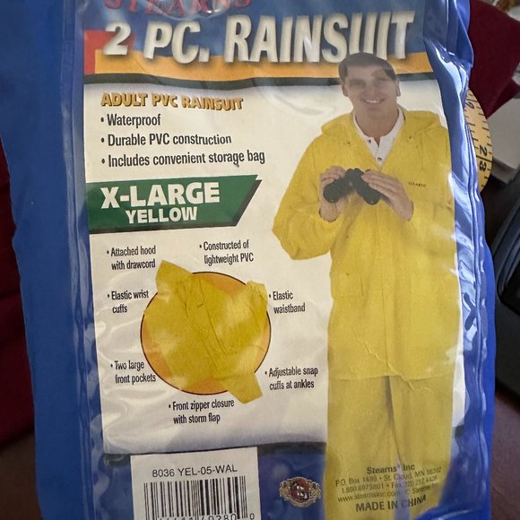 Stearns Jackets & Coats Stearns 2 Piece Mens Rain Suit Xl Poshmark